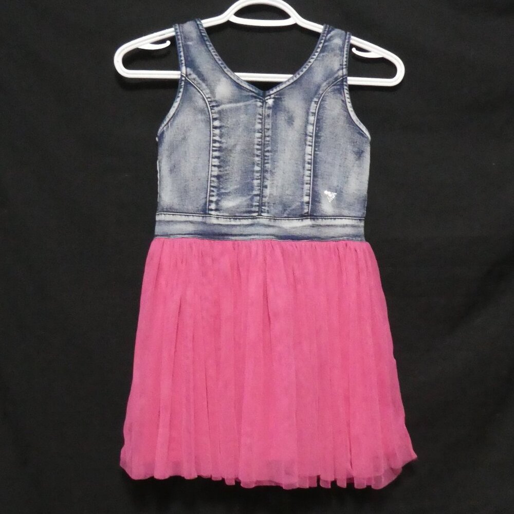 GUESS KIDS | small (7/8) girls | Denim Dress | Zip-Up Back Closure